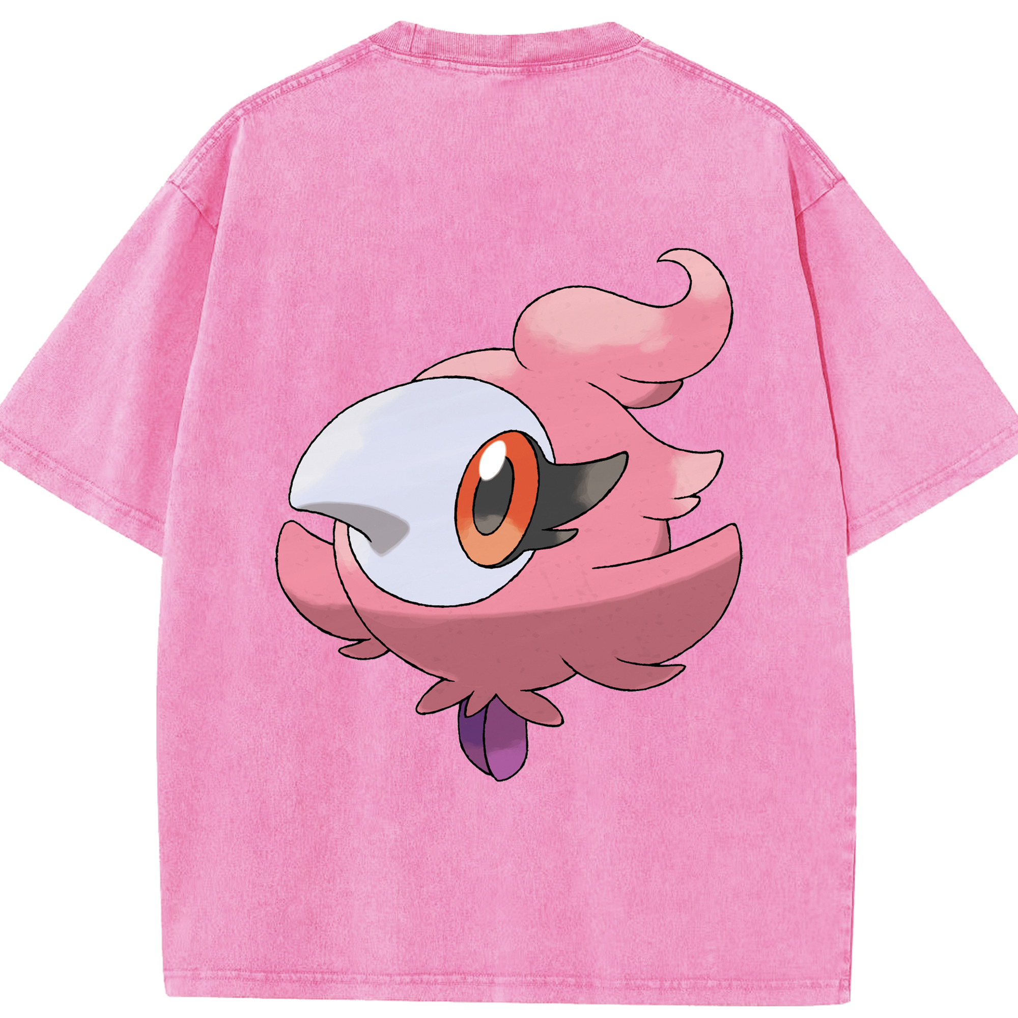 （画像用） ポケットモンスター Pokémon 綿100% ヴィンテージ風 半袖Tシャツ（背面プリント）